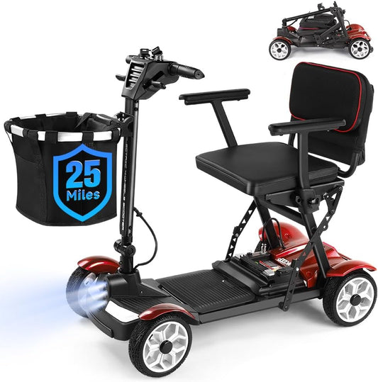 211A 4 Wheels Folding Mobility Scooter