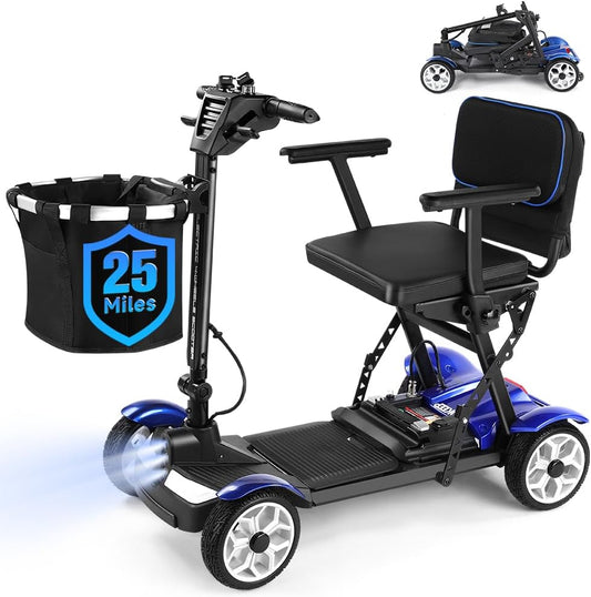 211A 4 Wheels Folding Mobility Scooter
